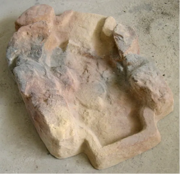 Parau decorativ pentru gradini, cascade, lacuri Tahat – Element 45° Dreapta